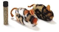 Mouse Full Refillable Assorted Tantalizing refillable catnip toy Includes a tube
