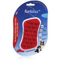 It also desheds, removes sebum & dander, and leaves the coat shiny and healthy. The furbliss brush is also the perfect brush for bath time and can be used wet or dry.