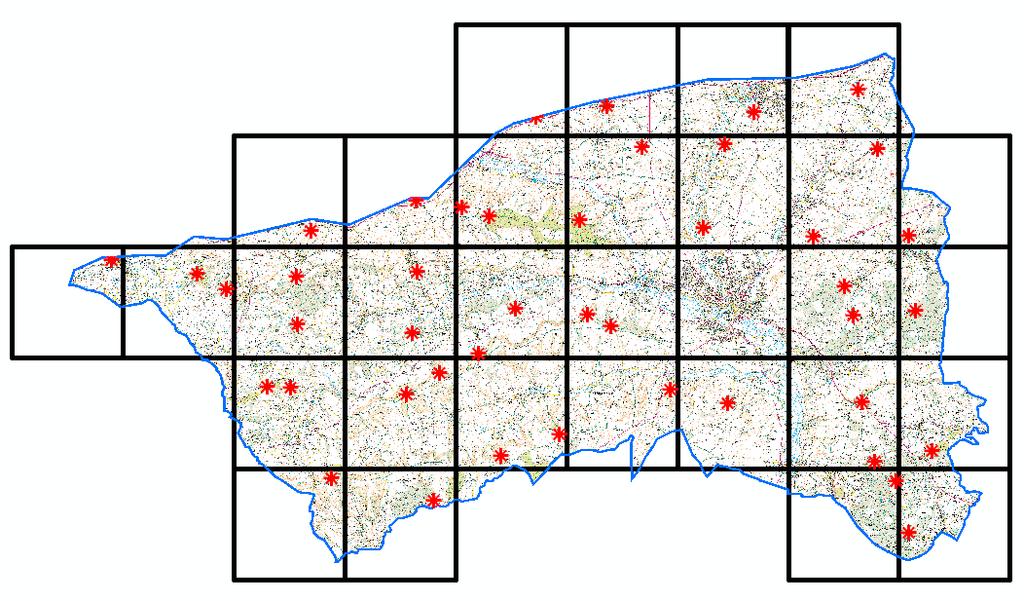 Mapping Borrelia infection rates in ticks across a landscape South Wiltshire - Heterogeneity of infection rates - Impact of habitats and hosts - Differences in genospecies rates 80 75 Wiltshire tick