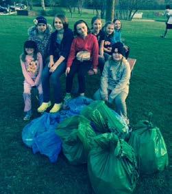 Klein Group Girl Scouts at Homestead Park
