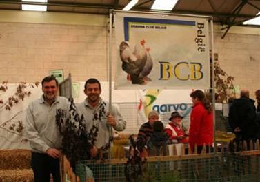 Sunday night, so many interested visitors had asked questions on the breed, that the two promoters - Marc being one of