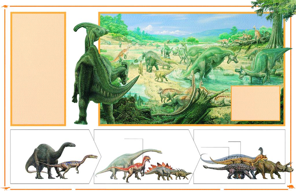 The world of dinosaurs ABOUT 230 million years ago long before people existed the first dinosaurs lived on Earth.