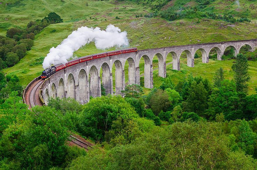 OF INTEREST Glenfinnan Viaduct, Scotland FROM THE PEW!