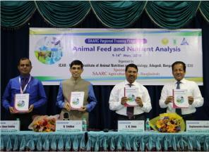 ICAR- National Institute of Animal Nutrition and Physiology organized a Regional Training Programme on Animal Feed and Nutrient Analysis for SAARC countries sponsored by the SAARC Agriculture Centre,