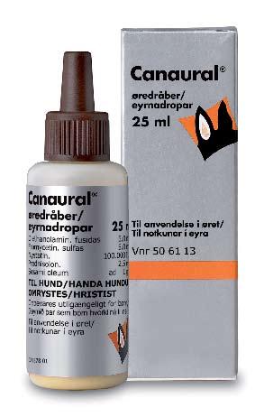 90% 4 No.1 in Denmark, Norway, Sweden & the UK The wax miscible base of Canaural helps penetration and stops hair matting 5 1.