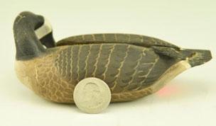 MD 1/3 size carved Black Ducks signed and