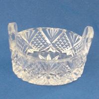 225 An oval cut glass, again no company known, the pattern is