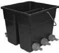 38 Buckets, nipples, & feeding tubes LAMB FEEDER BUCKET Syrvet- Complete feeder with six red rubber teats and valves. 11 liters - 2.86 gallons. 45206 each $31.00 45207 nipples/6pk red $9.
