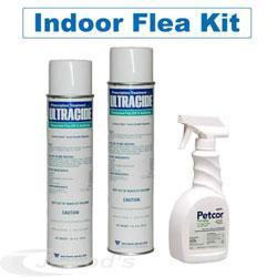 Many flea control products are available for home treatment.