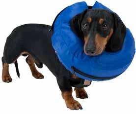 POST OPERATIVE CARE I Collar Inflatable Collars Soft and comfortable collar to prevent the dog from reaching injuries, stitches, rashes or wounds.