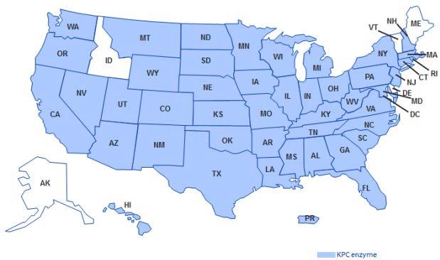 CDC CRE map (12/31/13) http://www.cdc.