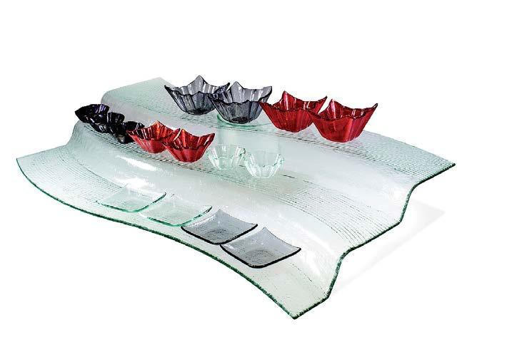 For STEPS Trays we also offer special glass supports according to the size of product.