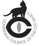 Governing Council of the Cat Fancy email: info@gccfcats.