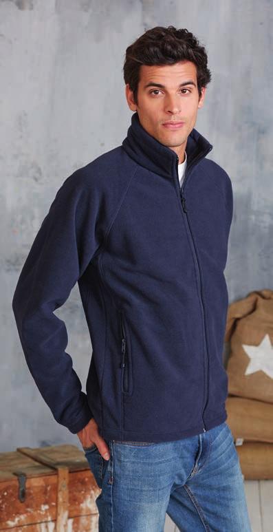 Contrast elasticated drawcord & inner toggles at hem. KA912 ENZO - ZIP NECK FLEECE TOP 100 % Polyester micro fleece with anti pill finish. Zip Neck. Side pockets.