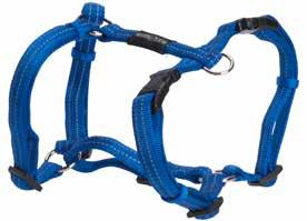 4 m S 383583 BUSTER 7-way lead, reflective Blue 10 mm, 2 m S 383648 BUSTER H-harness Blue 10 mm, 30-50 cm M 383562 BUSTER reflective collar, adjustable Blue 15 mm, 28-40 cm M 383574 BUSTER reflective