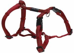 4 m M 383584 BUSTER 7-way lead, reflective Red 15 mm, 2 m M 383649 BUSTER H-harness Red 15 mm, 30-50 cm L 383563 BUSTER reflective collar, adjustable Red 20 mm, 40-55 cm L 383575 BUSTER reflective