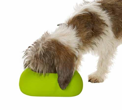 52 BOWLS BUSTER IncrediBowl BUSTER IncrediBowl is an ideal solution for the long-eared dog fed with tinned food, the shape of the bowl keeps a dog s long ears outside the