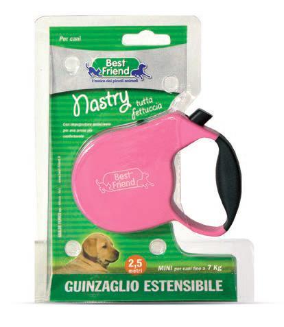 Guinzagli estensibili Nastry Nastry retractable leashes with tape In