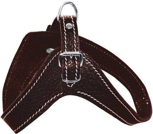 Guinzaglieria in cuoio per cani Pettorina in cuoio Boomerang Boomerang leather line harness 93490.