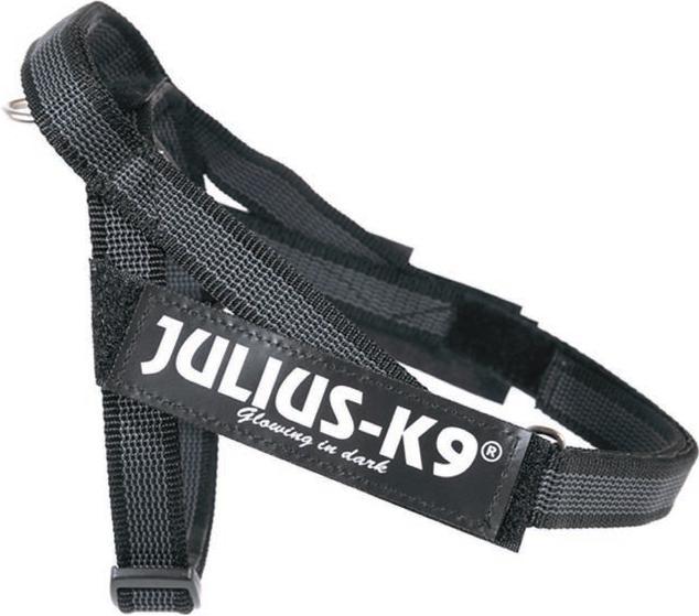 Julius K9 Guinzaglieria in nylon per cani LOGO FOSFORESCENTE a gancetto Hanging plastic hook