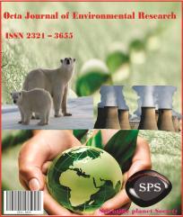Octa Journal of Environmental Research Jul. Sept., 2018 International Peer-Reviewed Journal ISSN 2321 3655 Oct. Jour. Env. Res. Vol. 6(3): 115-121 Available online http://www.sciencebeingjournal.