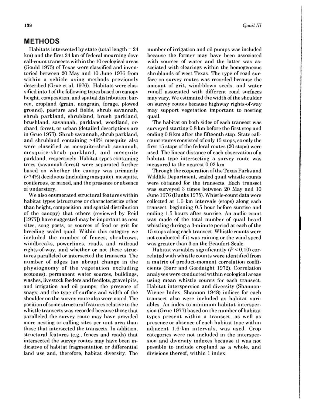 National Quail Symposium Proceedings, Vol. 3 [1993], Art.