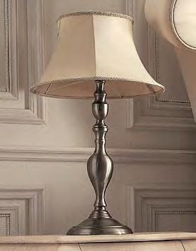 C, with Milord lampshades in fabric OPERÀ TABLE LAMP in white crackle finish cat.
