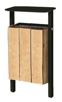BORDEAUX LITTER BIN RANGE Coodinated bins and seating range The Bordeaux litter bin features certified oak finished with a tinted preserver to protect the wood from pollution and the elements.