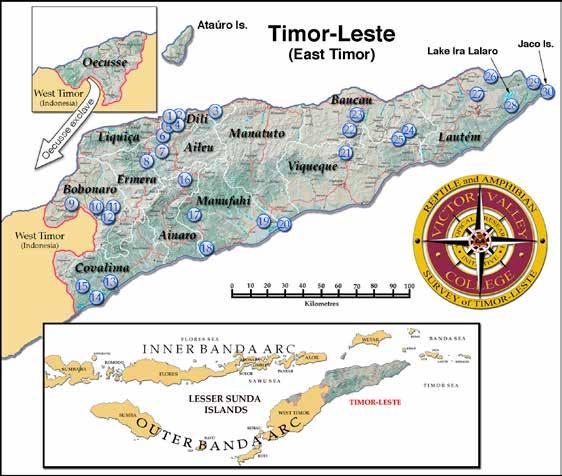 74 Asian Herpetological Research Vol. 6 violent annexation by Indonesia between 1975 and 1999, the area could not be properly surveyed until after Timor- Leste regained independence in 2002.