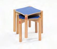 Multi Play Table - small stools: D: 28,5 cm W: 28,5 cm