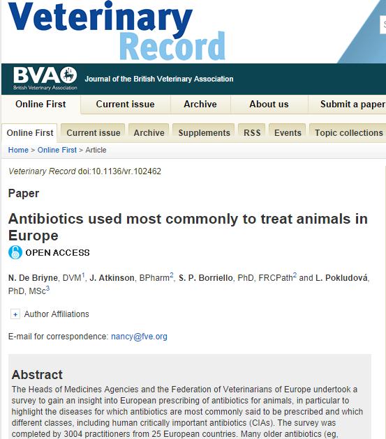For which indications are antimicrobials mostly prescribed in Europe? www.fve.