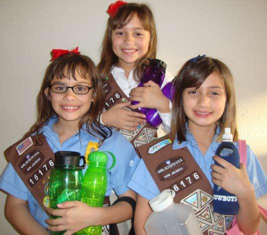 Girl Scouts Earth Saver Message The United States is the world s largest consumer of bottled water, purchasing 37 billion bottles in 2005. Bottled water produces up to 1.