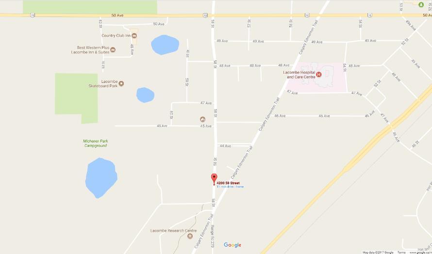 Camping The City of Lacombe, Michener Recreation Area Campground 403.782.