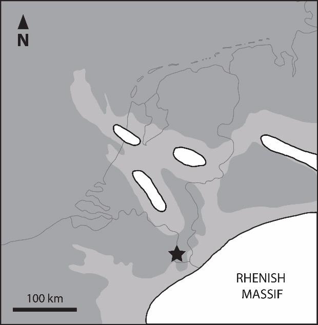 2.1 Introduction In the Late Cretaceous (c. 67 66 Ma) a shallow subtropical sea covered the area which is now the southeast of the Netherlands and the northeast of Belgium (Fig. 2.