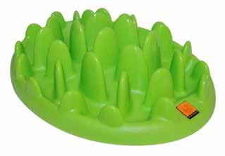 BOWLS for cats & dogs INTERACTIVE FEEDER Collection Green slow dog feeder A