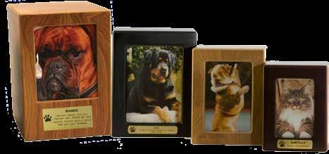 Picture Urn These beautiful wooden picture urns, made of medium density fiberboard, have a magnetized photo slot for inserting photos.