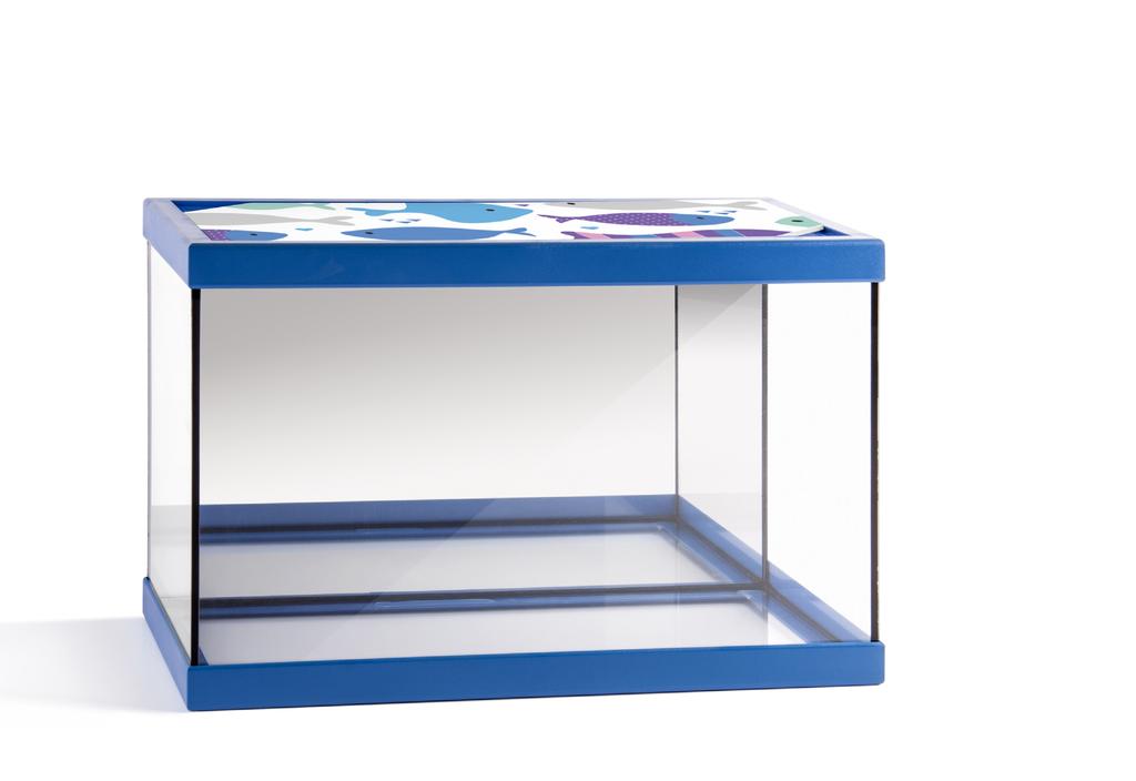 Aquariums in three fun colours to choose from, especially designed for the kids.