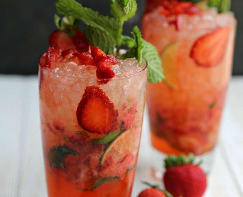 Drink of the Month: Strawberry Mojito CONTRIBUTOR: STEVE EMMINGER Full recipe on www.allrecipes.