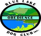 BLUE LAKE OBEDIENCE DOG CLUB INC.