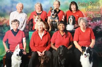 Jan Naigus, Fran Brown, Ann Shinkle, Cyndi Mimms, Betty Van Dellen photo by Pix n Pages Correction Match Slate of Officers for 2017 Message from the Treasurer Central Florida Obedience Dog Club Inc.