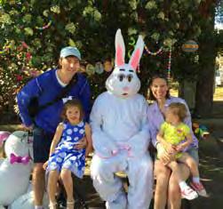 Their faces lit up as they got to meet and get their pictures taken with the Easter Bunny himself!