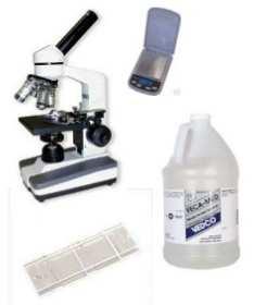 Materials and Reagents: Microscope (10 x 10 = 100x) McMaster slide