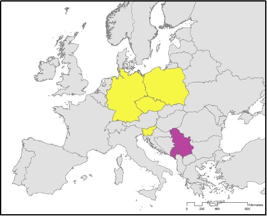 PHYLOGENETIC STUDY Central Europe (CE) and Serbian Fox phylogroup Bourrhy et al.