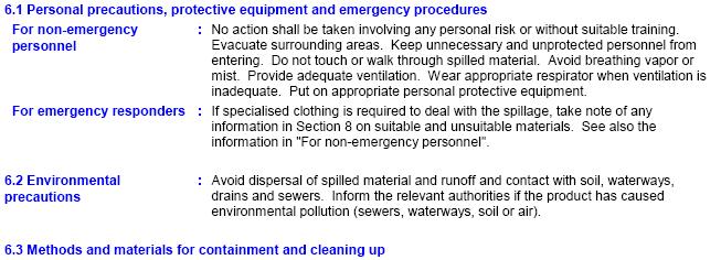 SECTION 5: FIREFIGHTING MEASURES
