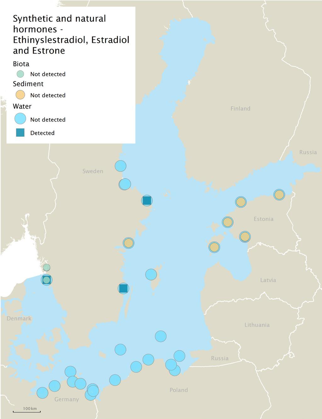 EMERGING POLLUTANTS IN WATER SERIES Pharmaceuticals in the aquatic environment of the Baltic Sea region Figure A4.