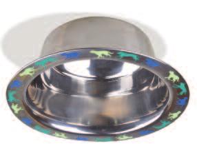 46 66-SSNT2 Stainless Steel No Tip Dish Assorted Colors 64oz 0 79441 00242 3 $9.