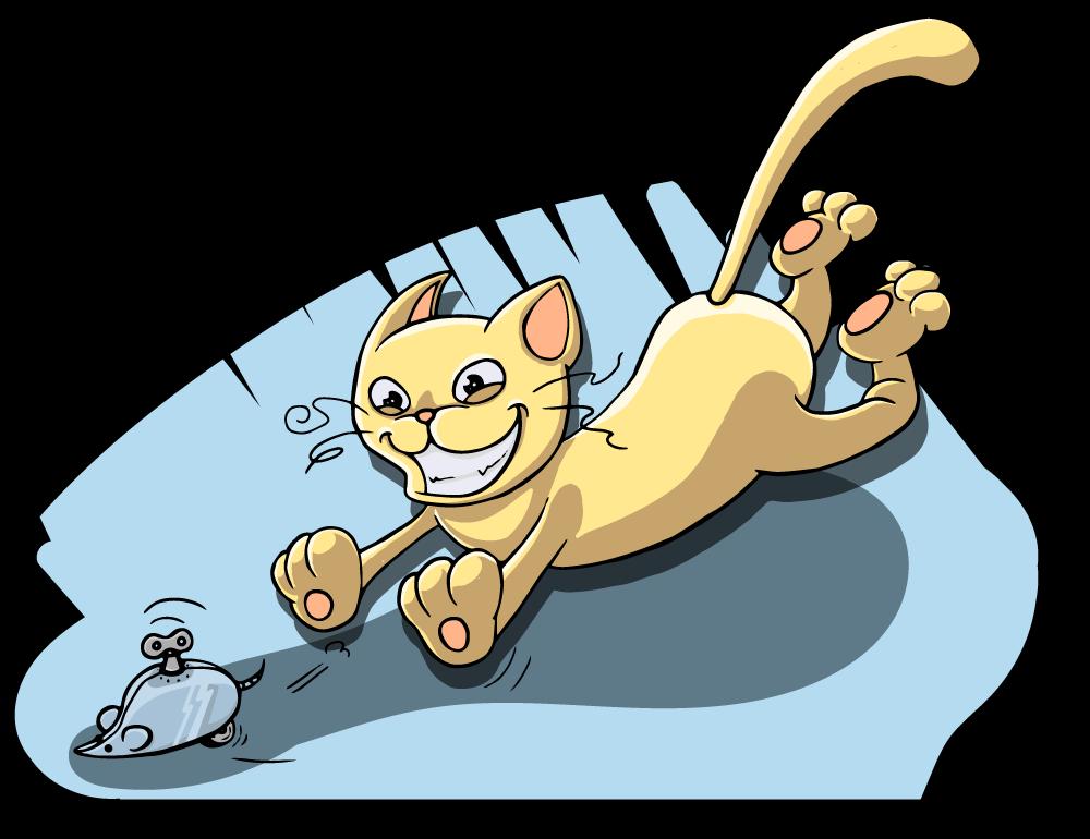 However, the mouse can escape the cat by hooking into any pair of players. At that point the player at the other end of the pair becomes cat and the cat becomes mouse. DIRECTIONS: TRY IT YOURSELF!
