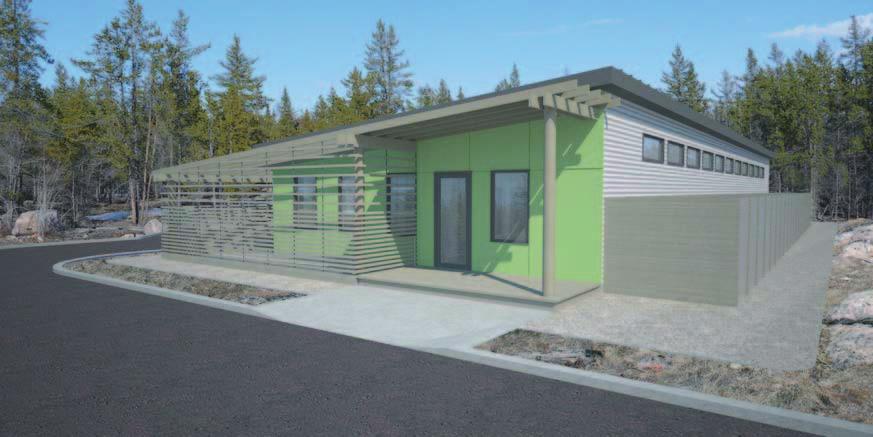The NWT SPCA Shelter Design Shelter Building Details 3200 sq ft on a half-acre lot located in the Engle Business District-Deh Cho Blvd.