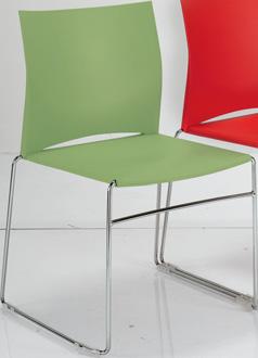 Integrated linking pieces Set of 2 chairs 5 113 001 + col.