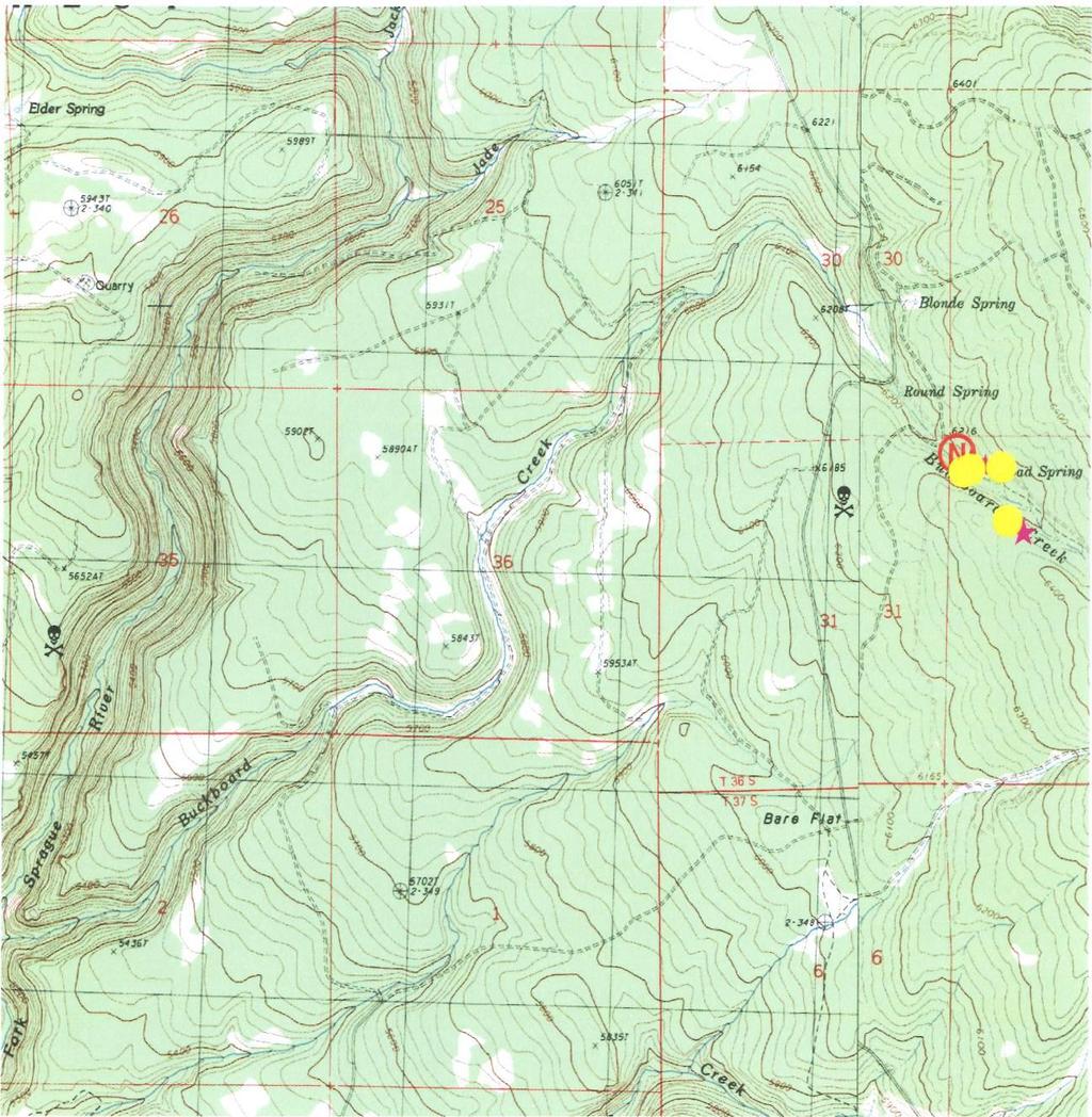 Map 5: East of Map 4, even further east of the release site.